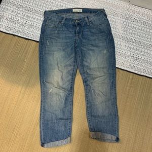 🌓 HP 🌓 Old Navy Denim Roll Crops 2 Distressed